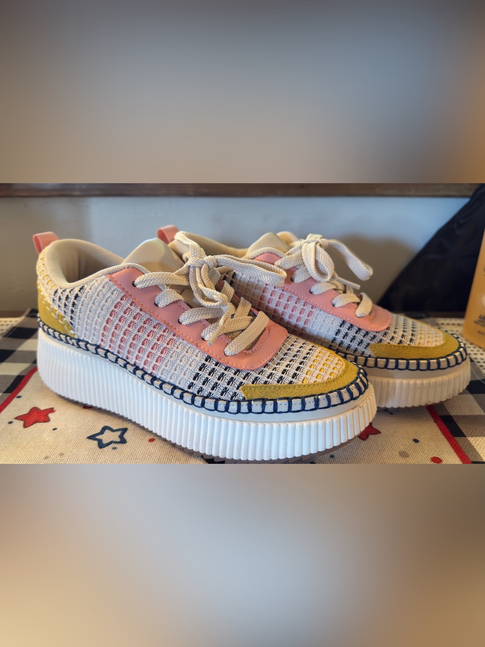 Berness Women’s Platform Knit Sneaker View 3
